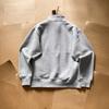 High-Quality Mens Half-Zip Stand Collar Sweatshirt Trendy Casual Couple Outerwear