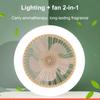 Fan Lamp Dining Room Living Room Bedroom Mute Ceiling Model Ceiling Fan Light Three Wind Speed Home