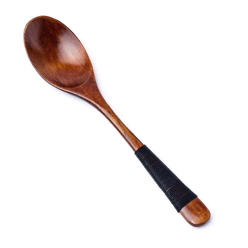 2 Pezzi Cucchiaio in Legno Giapponese Cucchiaio in Legno per Riso e Zuppa Set di Cucchiai in Legno da Cucina Per Mangiare Zuppa Dessert Cucchiaino Cucchiaio per Bambini Stoviglie