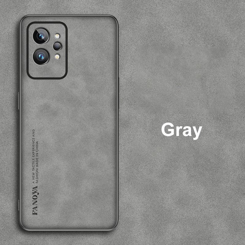 For Realme GT2 Pro Case Luxury PU Leather Phone Case For Realme GT Neo 2 2T 3 T 3T 5G Back Cover Matte Silicone Full Protection