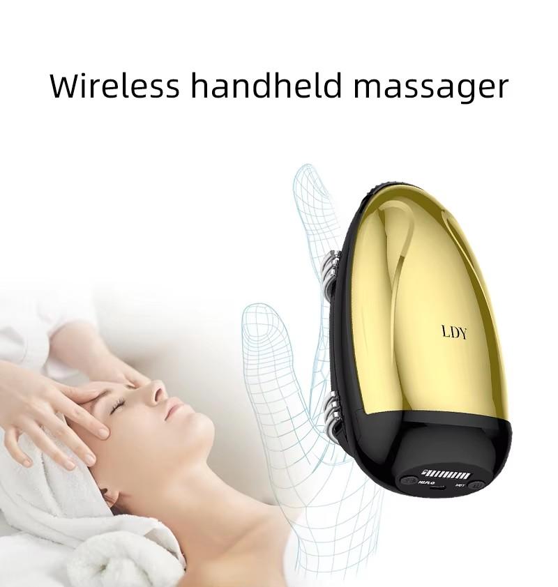 Hair Salon Handheld Massager Barberology USB Rechargeable Relax Vibration Head/Neck/Legs/Hand Scalp Body Relax Massage Tools