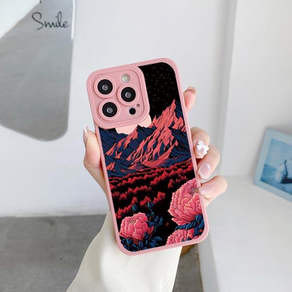 Sunrise Scenery Phone Case For iPhone 15 14 Plus Pro Max 13 12 11 Pro Max XR X XS 7 8 Plus Gorgeous Mountain River Soft Covers