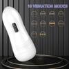 Male Masturbator Automatic Penis Vibration Blowjob Equipment Machine Vagina Masturbation Cup Pussy Sex Toys Adult Goods for Men