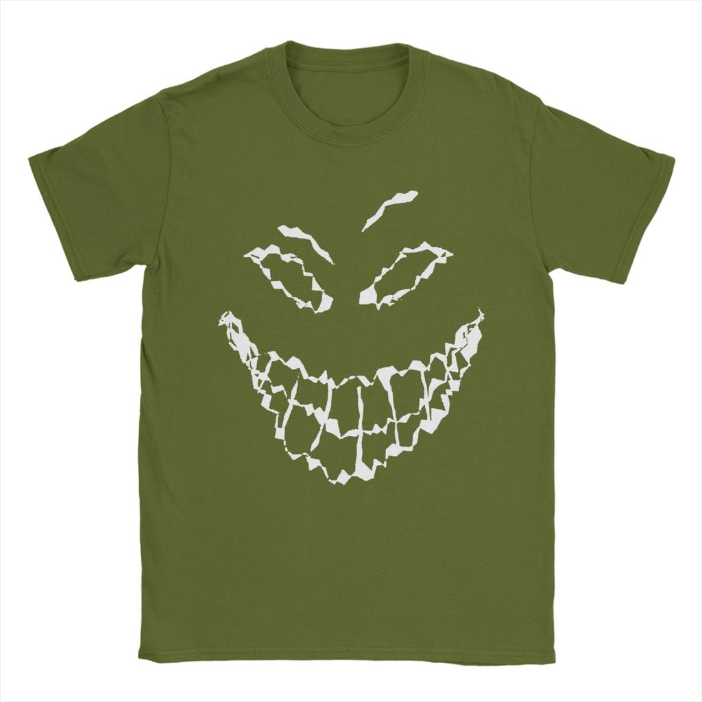 Big Smile Disturbed Music Disturbed Maskes T Shirt For Mens Summer Vintage T-Shirts O-Neck Hippie Tee Shirt Big Size Clothes