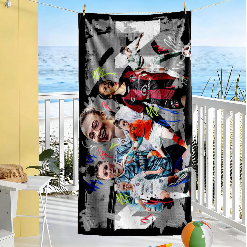 Cristiano Ronaldo Celebration Beach Towel High Absorbency & Quick-Dry Comfortable Lightweight