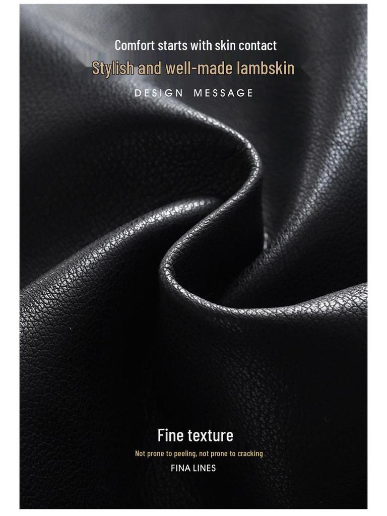 2025 Brand Korean Style A-Line Leather Skirt - Autumn/Winter Slimming, Comfortable, Hip-Hugging, Versatile, Fashionable.