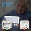 Reading Magnifying Glass with Light for Seniors: Handheld 5X Full Page LED Magnifier for Reading Small Prints, Crafting, Low Vision and Elderly