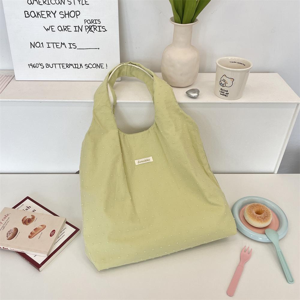 Lazy wind large-capacity canvas bag women's leisure summer lightweight new vest bag shoulder women's bag