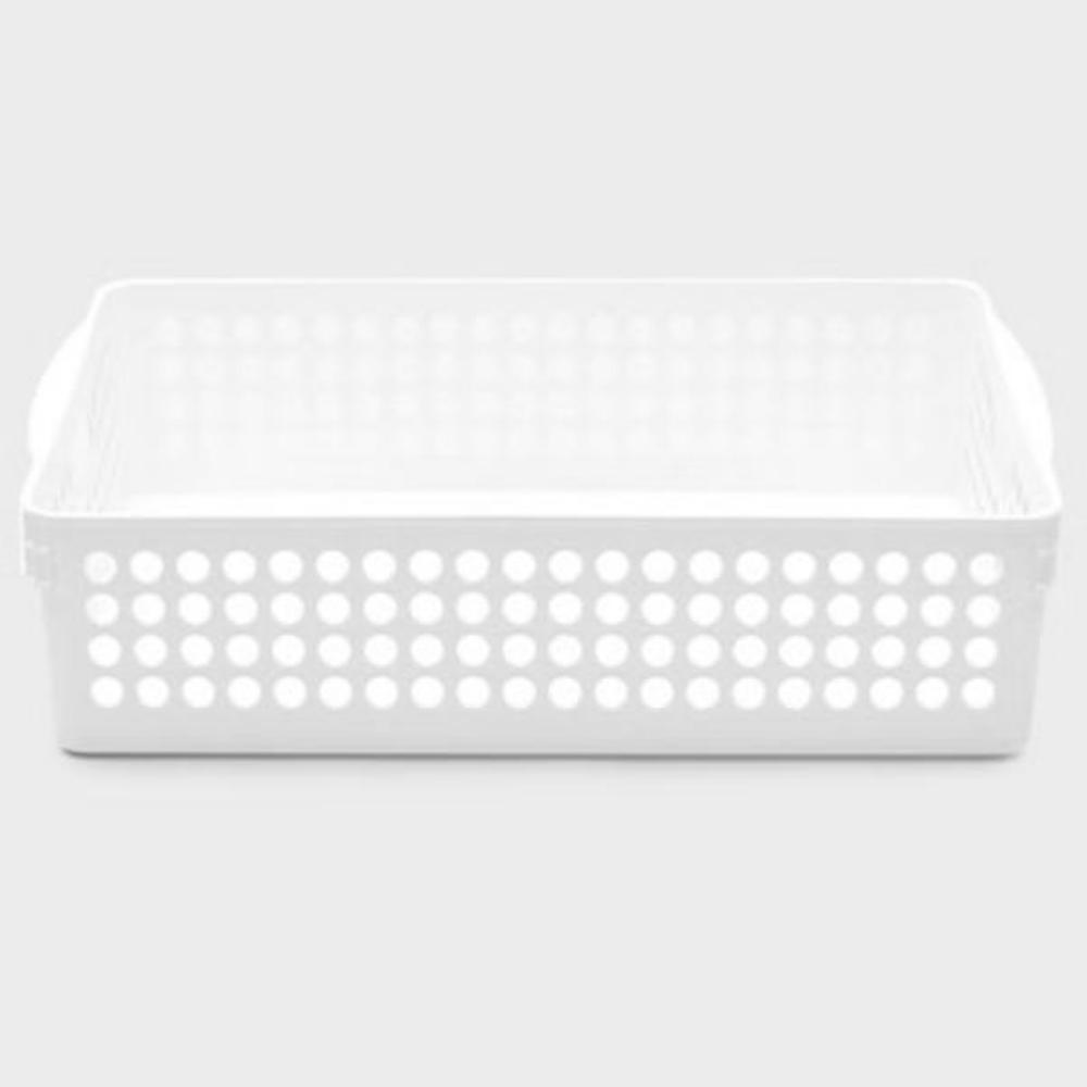 Living Mesh Basket No.7 White (24 * 34 * 9 cm)