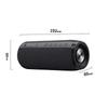Portable Bluetooth speaker, powerful stereo surround bass speaker
