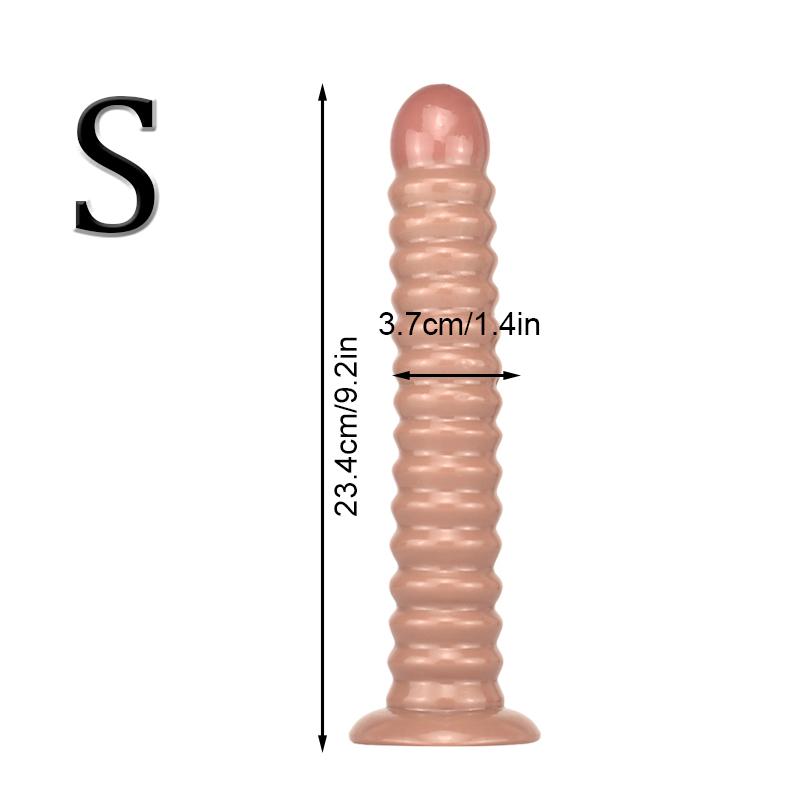 MoDi Dildo Stimolatore Vaginale Masturbatore Femminile Plug Anale Filettato Butt Plug