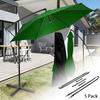 Wetterfeste Regenschirmbefestigungsgurte Schnelle Montage Windschutzgurt Gewerblich