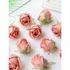 10PCS Artificial Rose Head and Bud Wedding Decoration Bride Wrist Flower Hand Holding Flower Head Flower Material DIY Valentine'S Day Gift Wedding
