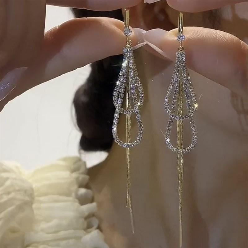 Elegant Silver Needle Butterfly Tassel Earrings: Unique High-End Fairy Design for a Cool, Feminine Touch