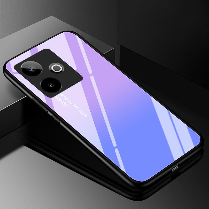 Tempered Glass Phone Case For Realme GT 7 Luxury Hard Back Bumper Cover for Realme GT7 5G Realme Neo7 Neo 7 SE Capa Soft Bumper