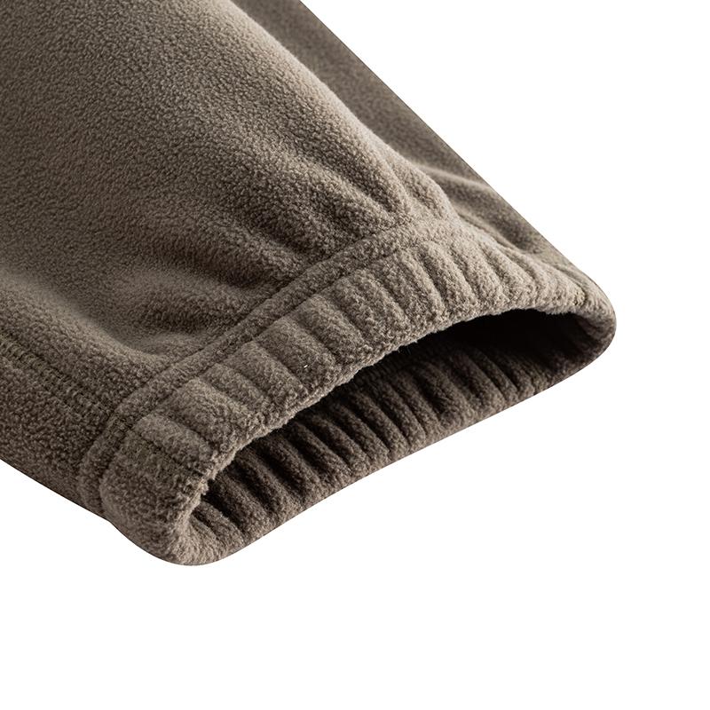 Anta Outdoors Series Fleece Long Pants Men Bottoms Pine-Green 952546301-2