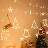 AC 110V Christmas Tree Deer Bells String Lights Fairy Lights Outdoor Decoration