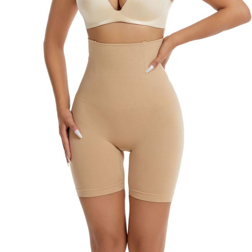 Women Tummy Control Shapewear Shorts High Waisted Body Shaper Shorts Butt Lifting Thigh Slimmer Seamless Panties Underwear