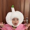 Soft Onion Headpiece Costume Hat Funny Fun Party Headwear Cartoon Plush Hat  for Men Women Kids
