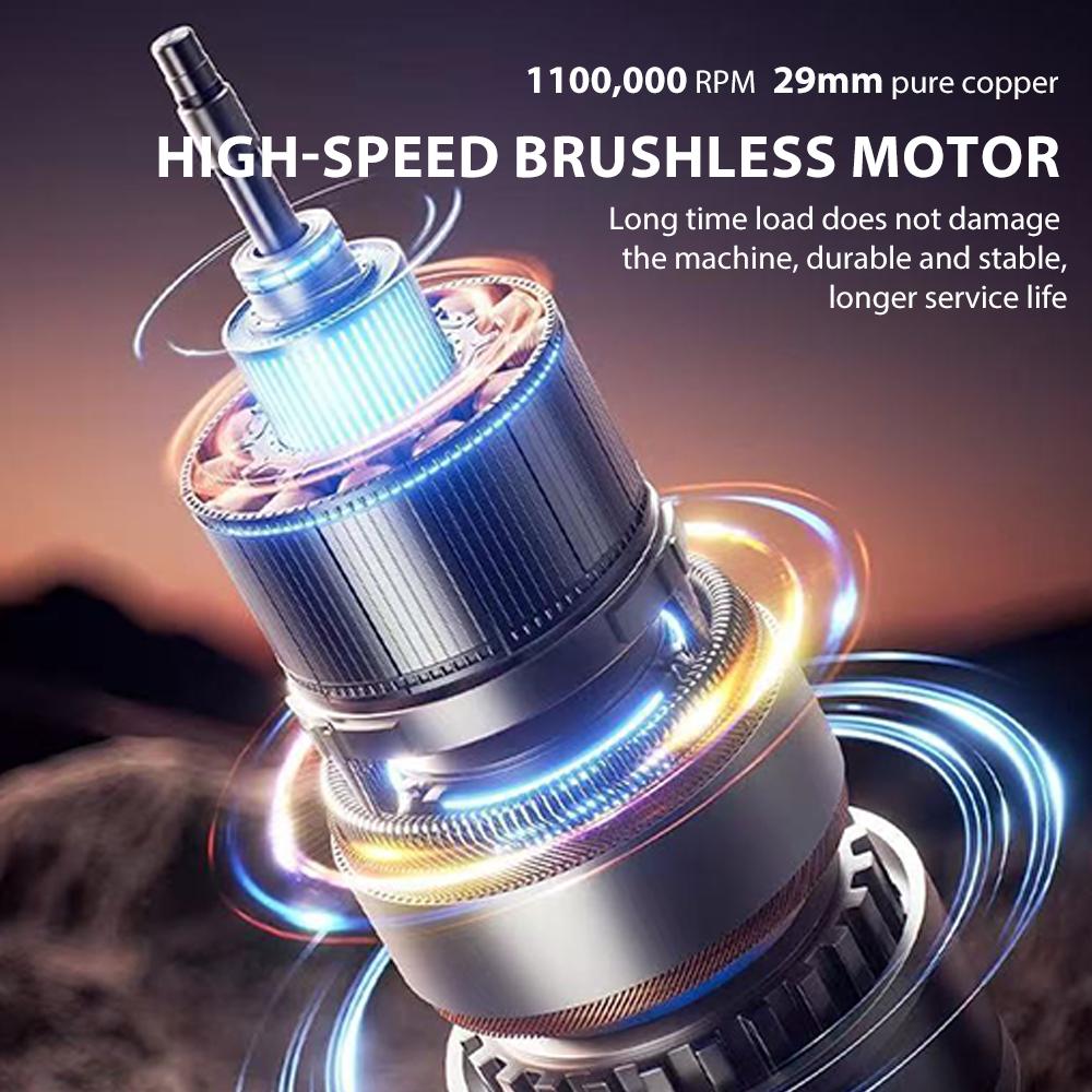 1100000 RPM turbofan, brushless motor, powerful