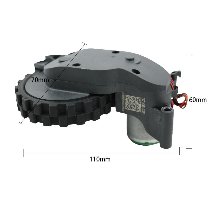 Ruote Originali Per Roborock S5 MAX S6 MaxV S6 Pure S7 Max E4 G10 Q5 Q7 Q Revo Parti Destra E Sinistra Robot Aspirapolvere