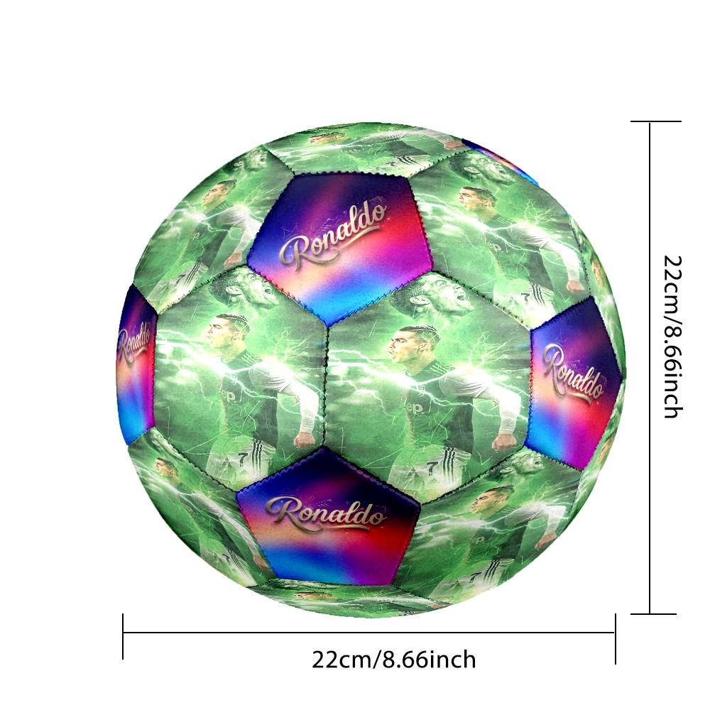 Ronaldo's Juventus Legacy Endless Size 5 Soccer Football Machine Sewn Indoor/Outdoor Training and Matches for Football Accessories
