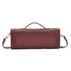 2025 New Women's Woven One-shoulder Organ Bag