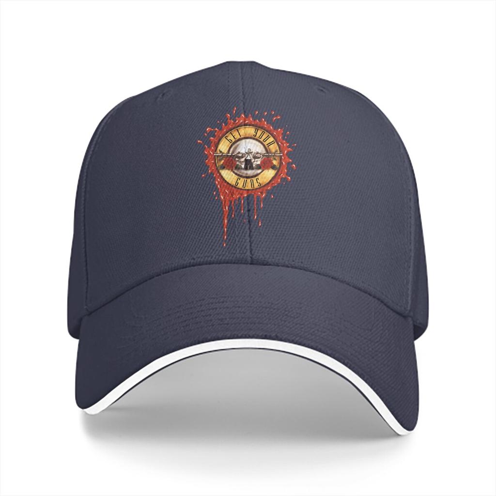 Guns N Rose Heavy Metal Multicolor Hat Peaked Cap Get Your Blood Personalized Visor Protection Hats