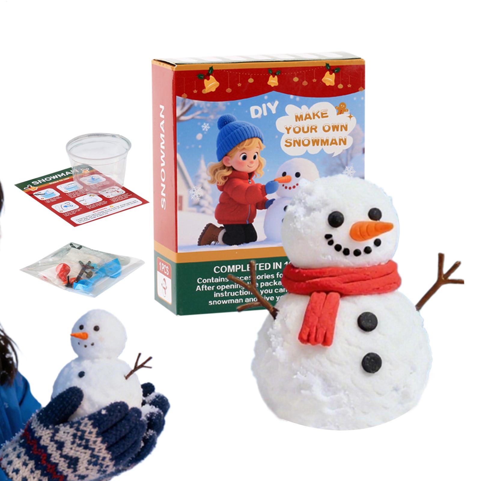 DIY Christmas Snowman Craft Set Christmas Decorations Build Snowman Kit Christmas Crafts Christmas Gifts For Kids Boys Girls China Mainland