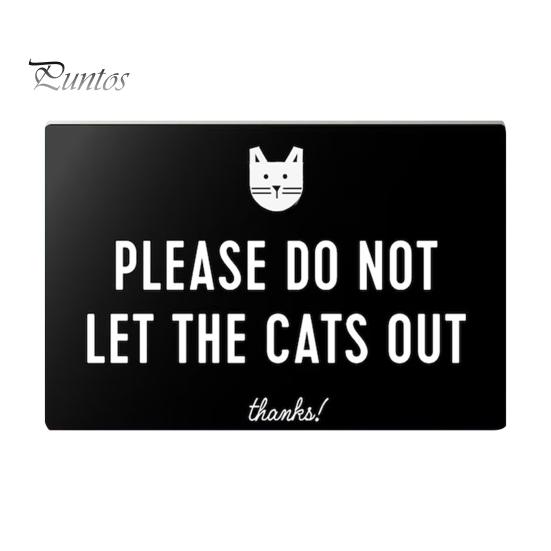 

Деревянный знак для кошек с надписью «ПОЖАЛУЙСТА, НЕ ВЫПУСКАЙТЕ КОШЕК НА ВЫХОД» для украшения стены в деревенском стиле для дома, офиса, гостиной, спальни чёрный