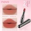 Novo Lipstick Female Waterproof Long Lasting and Does Not Fade No Stain on Cup Nude Color Series Moisturizing Matte White Lip Lacquer Genuine Goods