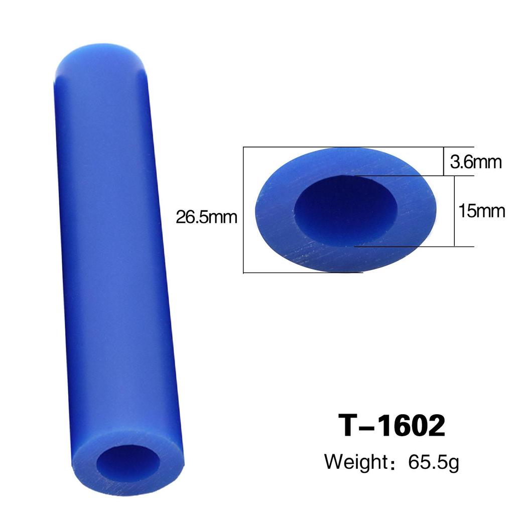 Carving Wax Ring Tube for Making Rings Mold Hard Wax Blank Large Flat Side Tube Blue Color