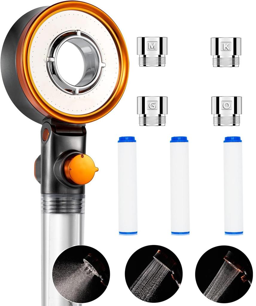 Shower Head Rinimie Ultimate Improved Shower Head Chlorine Removal Shower Mode Shower High Water Pressure Shower Head Up To Water Saving Rate Water