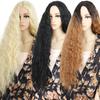 MISSQUEEN Long Wavy Wigs Deep Wave Curly Synthetic Wig Blonde Black 30 Inch Hair Wigs for Women Cosplay