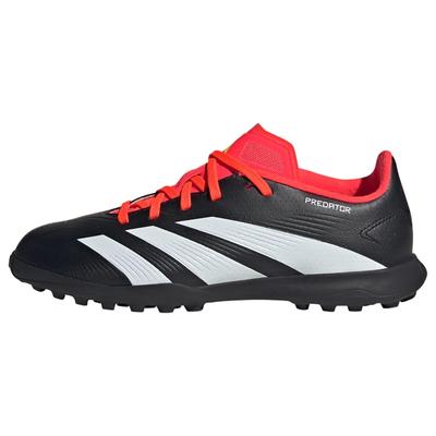 Chaussures de Futsal Adidas Predator League L TF Junior pour Garçons et Filles, Tailles 17-24,5 cm, Unisexe, Noir, MDK00, Taille 24,5 cm