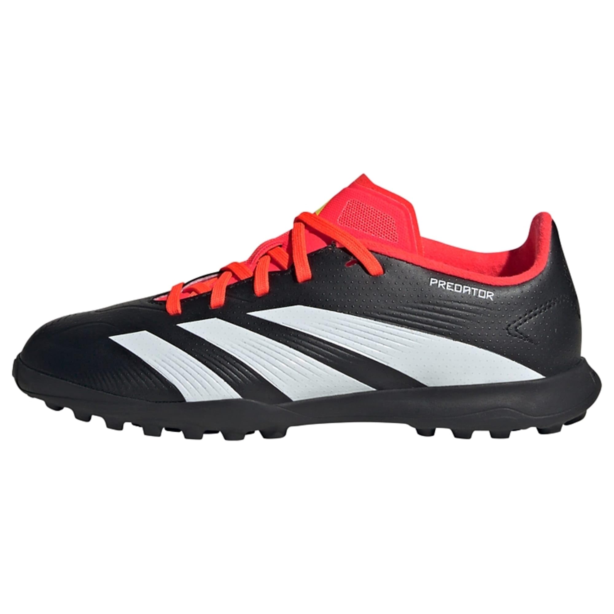 

Adidas Predator 24 League TF Junior Futsal Boys and Sizes Core Red Size Shoes, Girls, 17-24.5cm, MDK00, Black/Footwear White/Solar (IG5442), 24.5cm