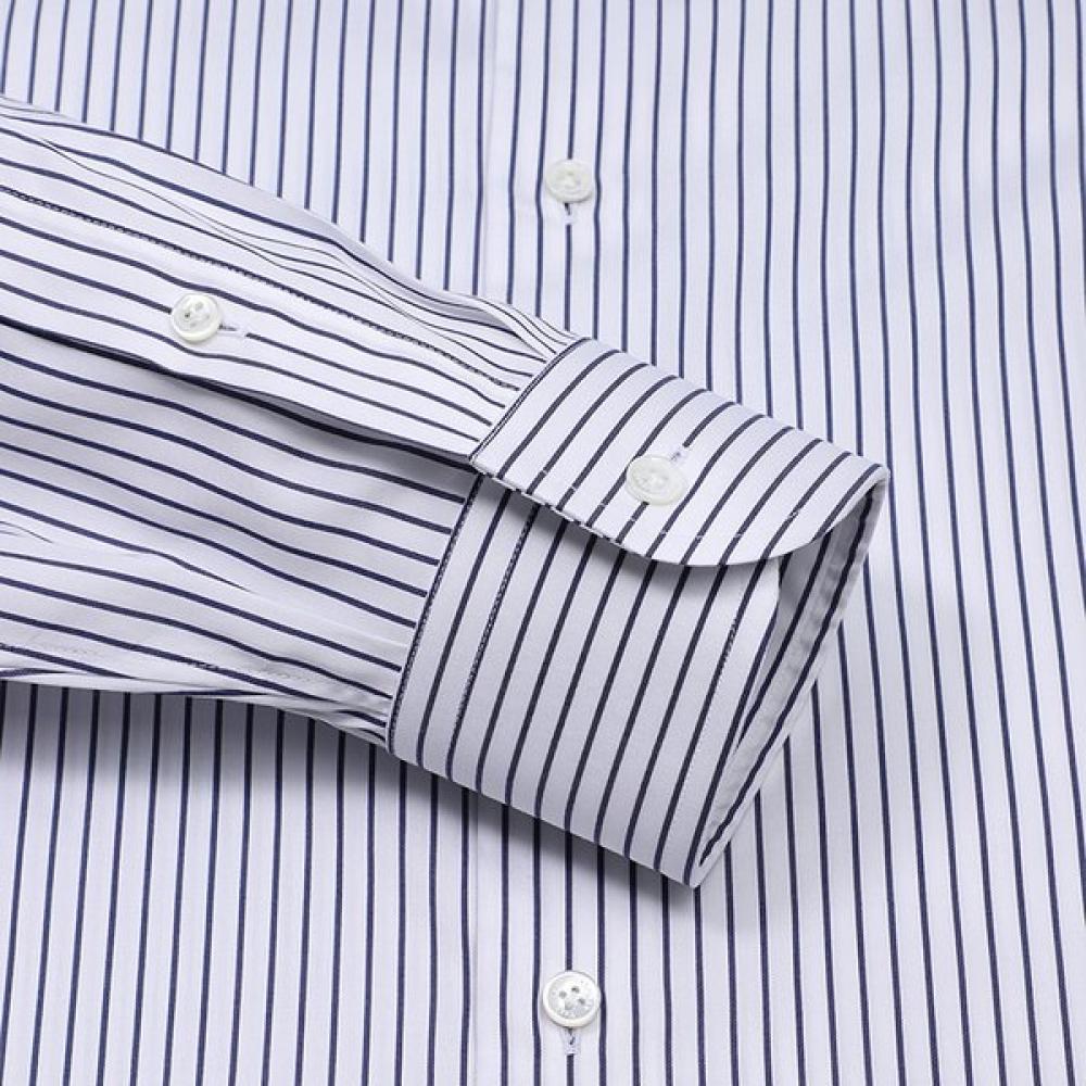 Vanbrough Twill Stripe Straight Wide Collar Slim Shirt  Bossl1151 Ny 