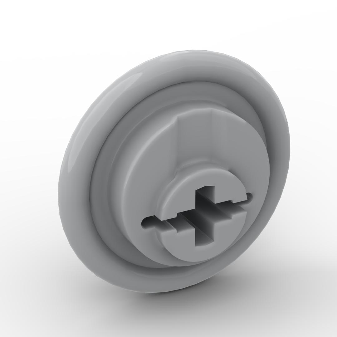 

Small particle building block MOC 4368 crank disk bushing, technology car and motorcycle parts parts DIY світло-сірого кольору