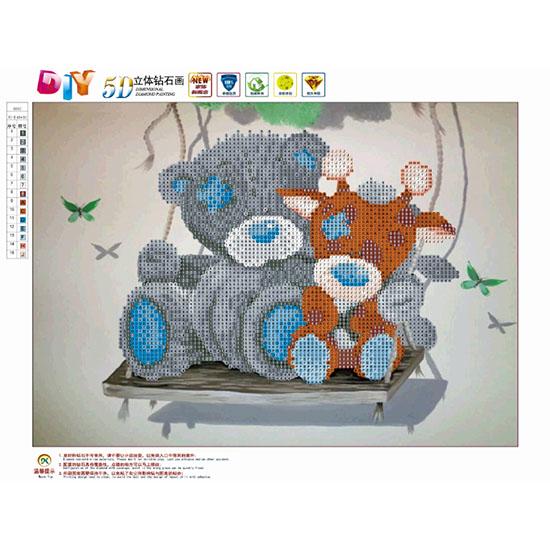 

Huacan Алмазная вышивка 5D DIY алмазная живопись олени картина стразами алмазный Рождественский подарок декор для дома 30*40 cm