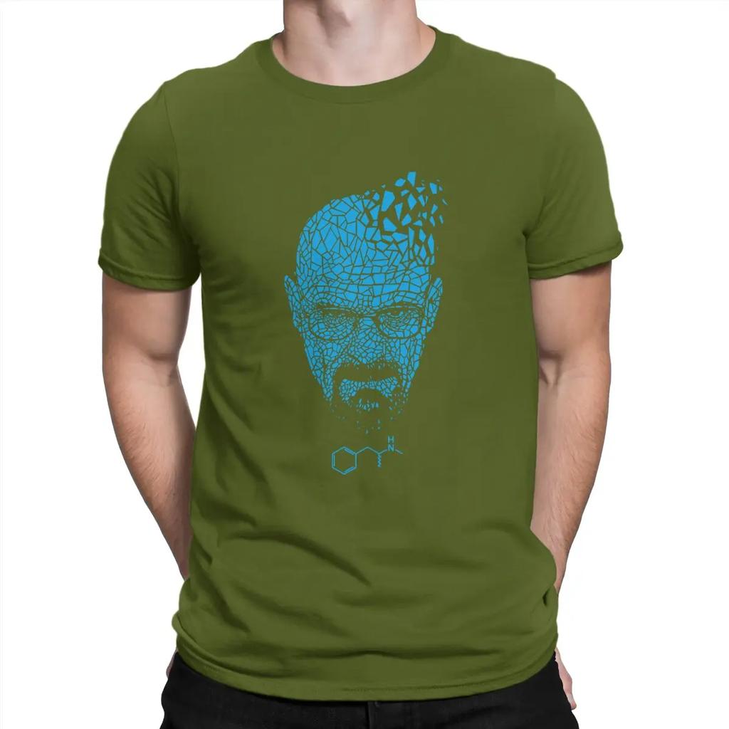 Main Character T-Shirt for B-Breaking Bad Funny 100% Cotton Tees Round Neck Short Sleeve T Shirts Unique Clothes Unisex