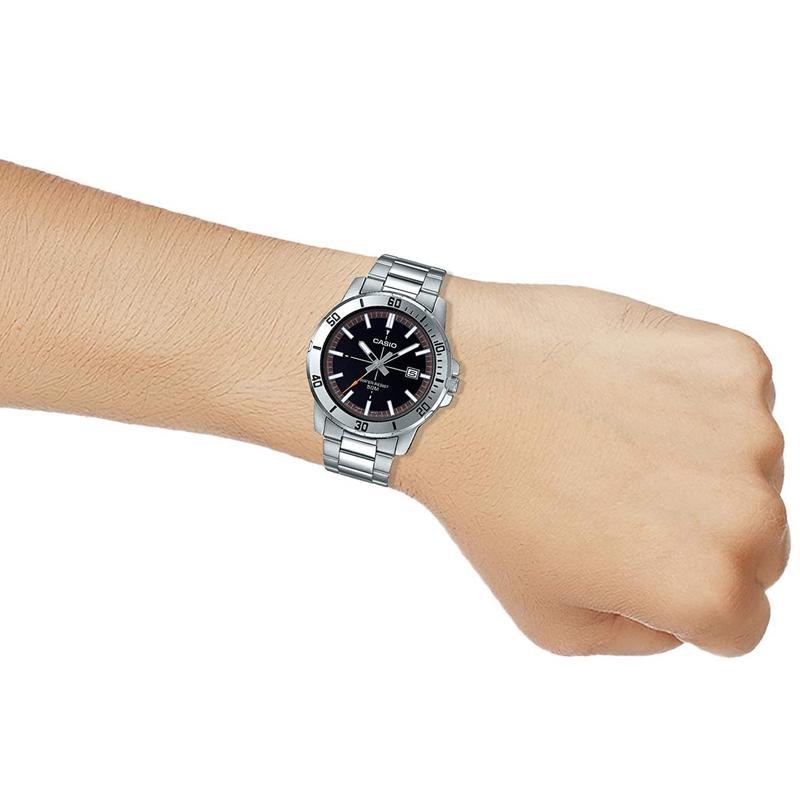 Casio STANDARD Series Swordfish Water Ghost Heart of the Ocean Versatile Classic Pointer Date Display Waterproof Quartz Movement MTP-VD01D-1E2V