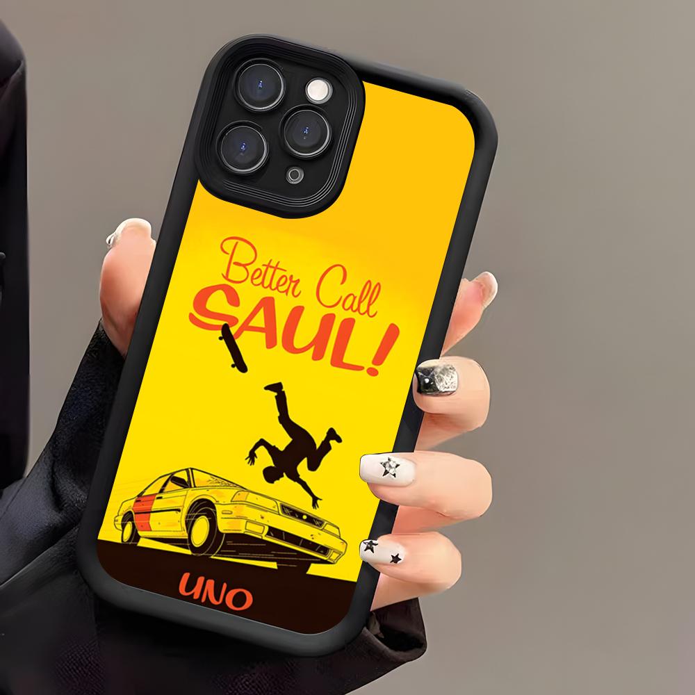 Better Call Saul Phone Case For IPhone 17 Air 16 E 15 14 Plus 13 12 11 Pro Max Black Sky Eye Stepped Protective Case