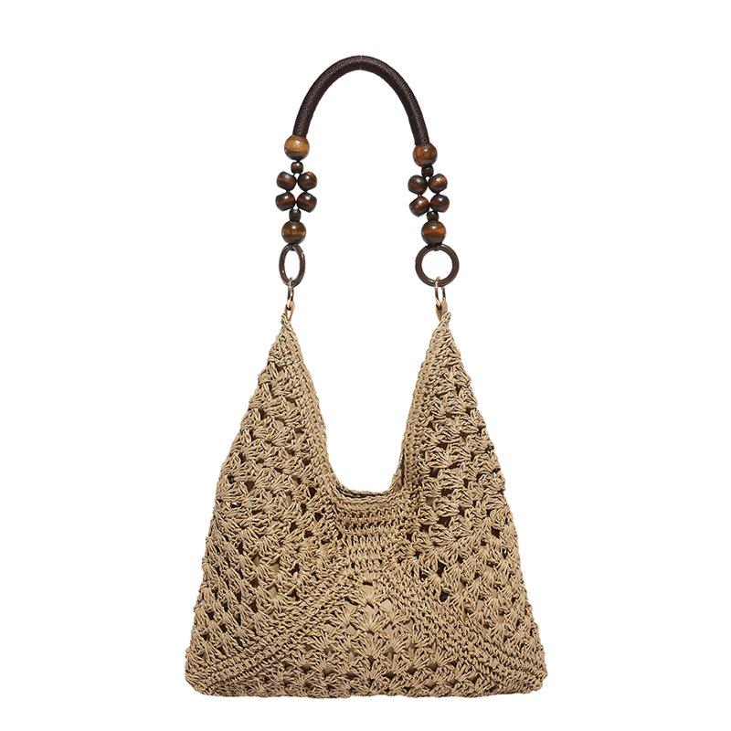 Summer Seaside Vacation Straw Bag - Sweet Commuter Single-shoulder Tote Bag
