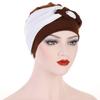 Comfortable Polyester Turban Hat With Braid Design For Men And Women