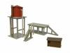 Miniature Art Petit Coal Loading Platform and Water Tower (Papercraft Kit)