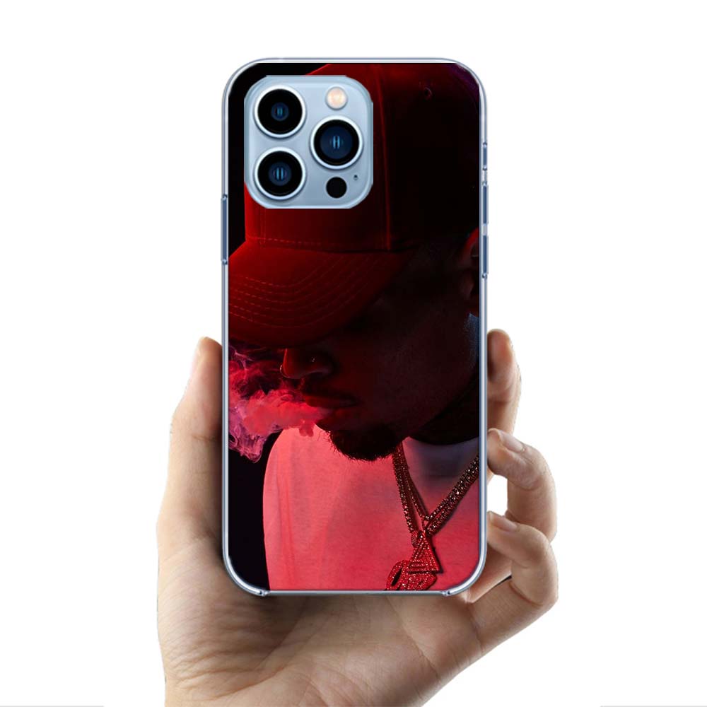 Chris Brown American Rapper Cases Phone Case For Iphone 17E 16E 17 Air 16 Pro Max 15 Pro 14 Plus 11 13 12 Mini Cover Cases Compa