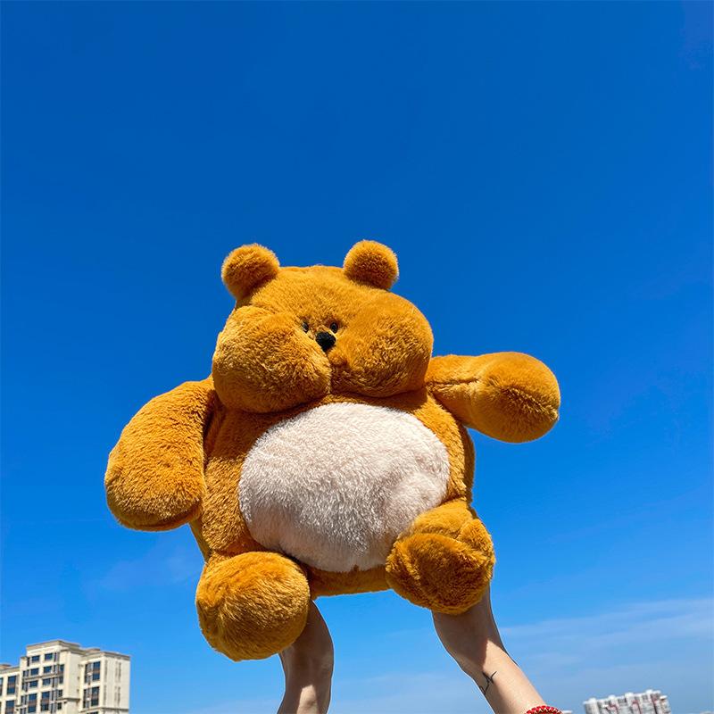 Hanhan Bear Plush Toy Doll Cute Ugly Cute Pier Pier Bear Doll Sleeping Doll Super Soft