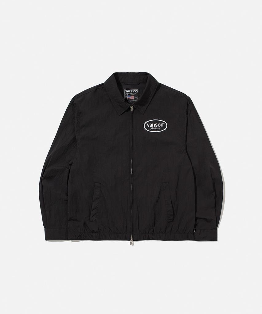 BENSEUNLEDEOSEU Benson Leather Racing Team Jacket / Black