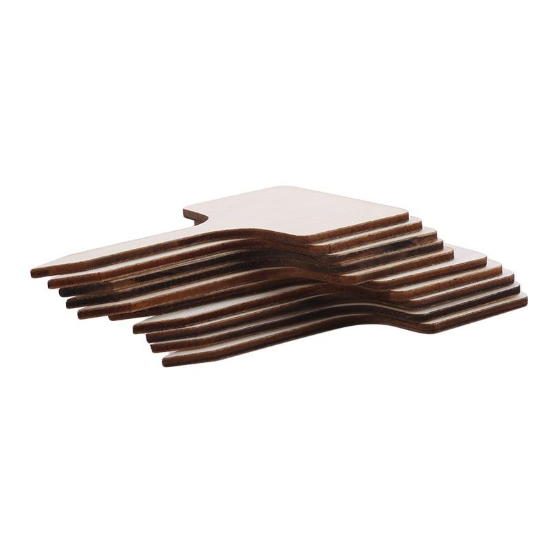 T-Type Wooded Plant Labels Eco-Friendly Garden Bamboo Tags For Seed Potted Herbs Flowers Vegetables Waterproof Signs 2025