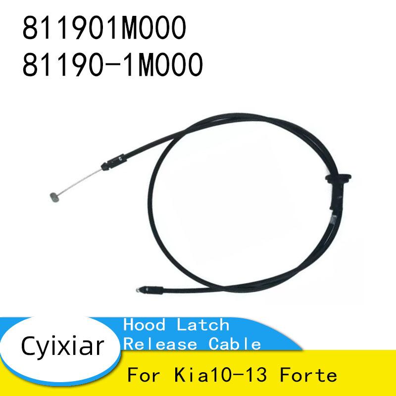 Hood Latch Release Cable for Kia10-13 Forte 811901M000 81190-1M000